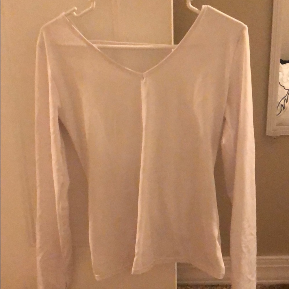 White Namaste Long Sleeve T